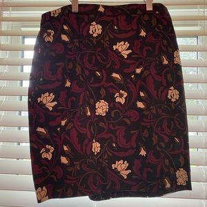 Ann Taylor Loft size 2 Floral Skirt